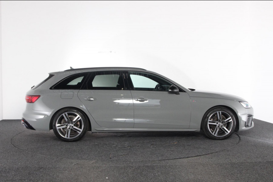 Audi A4 Avant 35 TFSI Launch edition Sport S-line interieur en exterieur.