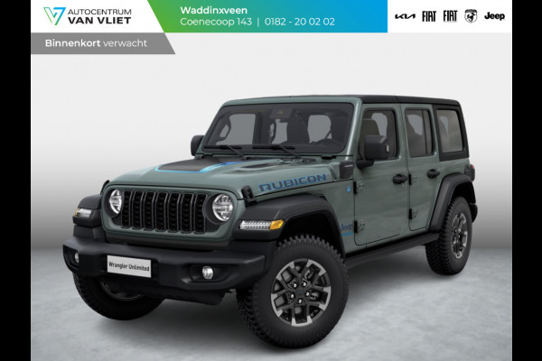 Jeep Wrangler Unlimited 4xe 380 Rubicon | Rock-Trac full time 4WD systeem | 17" | Stoel&Stuur Verwarm. | 12,3" Navi | Adapt. Cruise | Alpine Audio