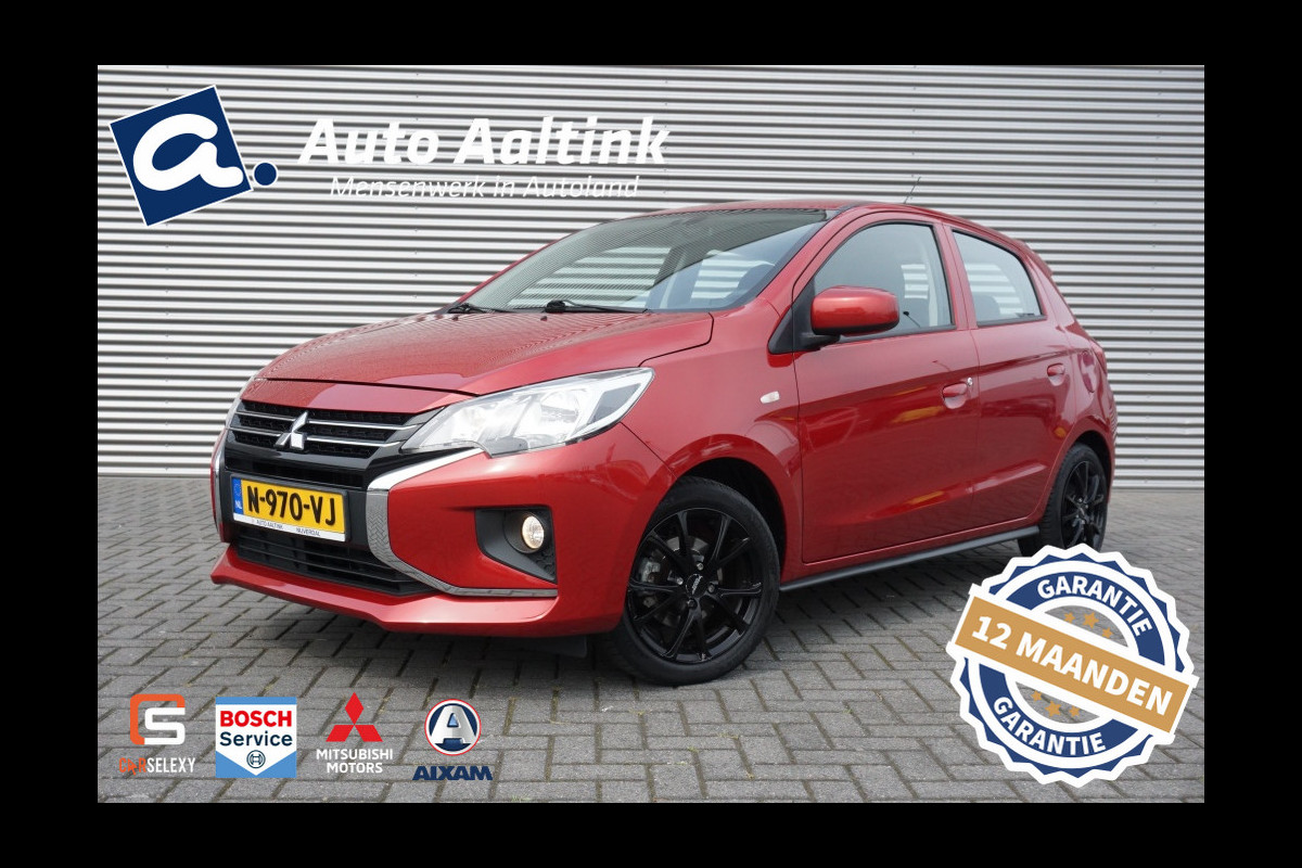 Mitsubishi Space Star 1.2 Cool+ CARPLAY | AIRCO | 15'LM ZWARTE LM VELGEN | 4S BAND!