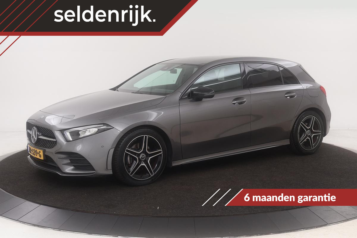 Mercedes-Benz A-Klasse 180 AMG | Widescreen | Stoelverwarming | Full LED | Camera | Navigatie | Half leder | Park Assist | Bluetooth