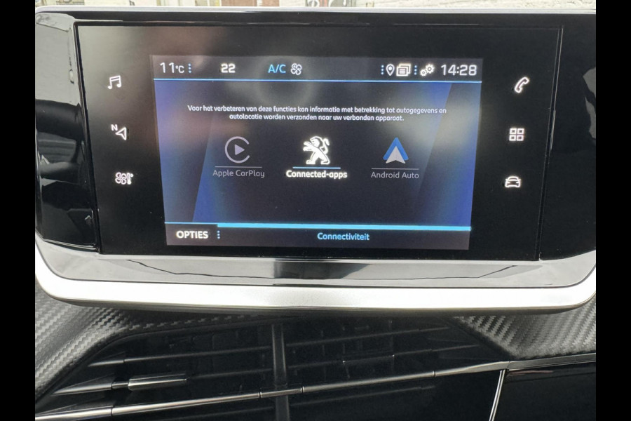 Peugeot 2008 1.2 PureTech 130 Allure Navigatie Led verlichting Carplay Cruise Dab Radio Parksensor V+A