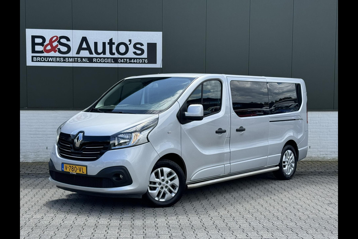 Renault Trafic 1.6 dCi T29 L2H1 Dubbele cabine 2x Schuifdeur Trekhaak Topstaat! Camera Cruise Clima