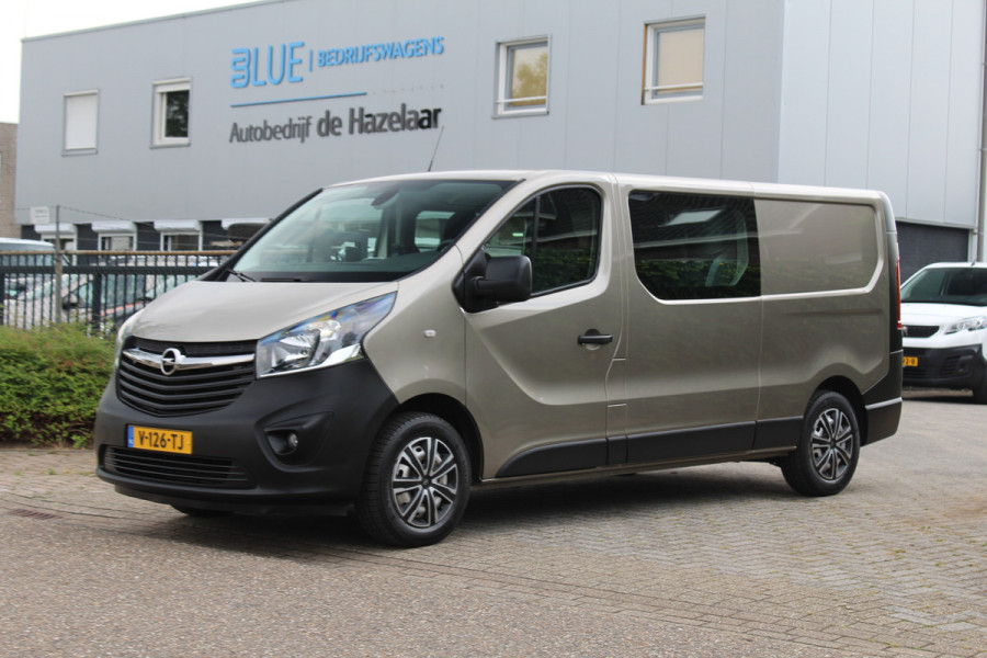 Opel Vivaro 1.6 CDTI 125PK Euro6 L2 Dubbele Cabine Edition EcoFlex ✓ Airco ✓ Navigatie / Camera ✓ Cruise Control ✓ dealer onderhouden