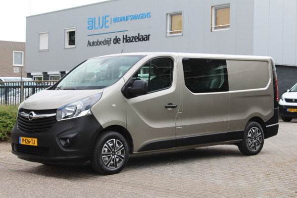 Opel Vivaro 1.6 CDTI 125PK Euro6 L2 Dubbele Cabine Edition EcoFlex ✓ Airco ✓ Navigatie / Camera ✓ Cruise Control ✓ dealer onderhouden