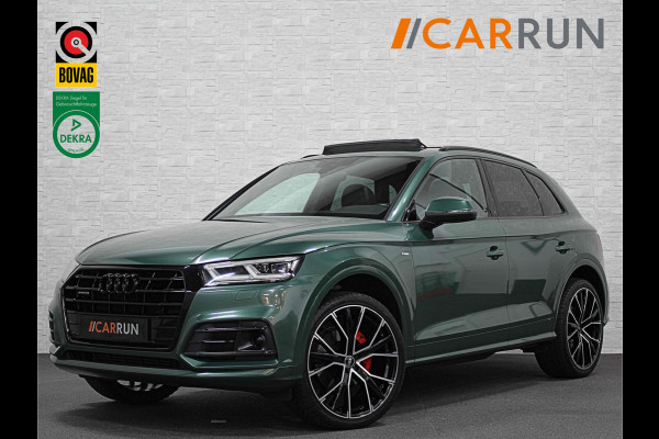 Audi Q5 2.0 TFSI Quattro S-Line | Panorama | ACC | 22'' | LED-Matrix | Elek-Stoelen | Keyless-Go | Virtual-Cockpit | Trekhaak | Lane Assist | MMI+ Navi | DAB | Stoelverwarming | Draadloos Laden | 3-Zone Clima |