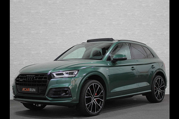 Audi Q5 2.0 TFSI Quattro S-Line | Panorama | ACC | 22'' | LED-Matrix | Elek-Stoelen | Keyless-Go | Virtual-Cockpit | Trekhaak | Lane Assist | MMI+ Navi | DAB | Stoelverwarming | Draadloos Laden | 3-Zone Clima |