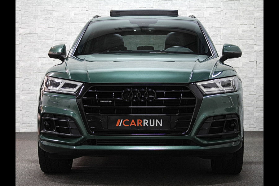 Audi Q5 2.0 TFSI Quattro S-Line | Panorama | ACC | 22'' | LED-Matrix | Elek-Stoelen | Keyless-Go | Virtual-Cockpit | Trekhaak | Lane Assist | MMI+ Navi | DAB | Stoelverwarming | Draadloos Laden | 3-Zone Clima |