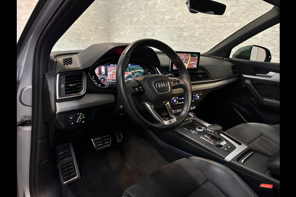 Audi Q5 2.0 TFSI Quattro S-Line | Panorama | ACC | 22'' | LED-Matrix | Elek-Stoelen | Keyless-Go | Virtual-Cockpit | Trekhaak | Lane Assist | MMI+ Navi | DAB | Stoelverwarming | Draadloos Laden | 3-Zone Clima |