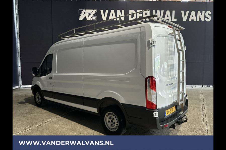 Ford Transit 2.2 TDCI 126pk L3H2 Airco | Imperiaal | Trekhaak | Parkeersensoren | Camera Trap, Bijrijdersbank