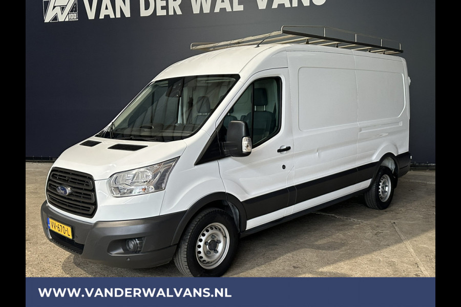 Ford Transit 2.2 TDCI 126pk L3H2 Airco | Imperiaal | Trekhaak | Parkeersensoren | Camera Trap, Bijrijdersbank