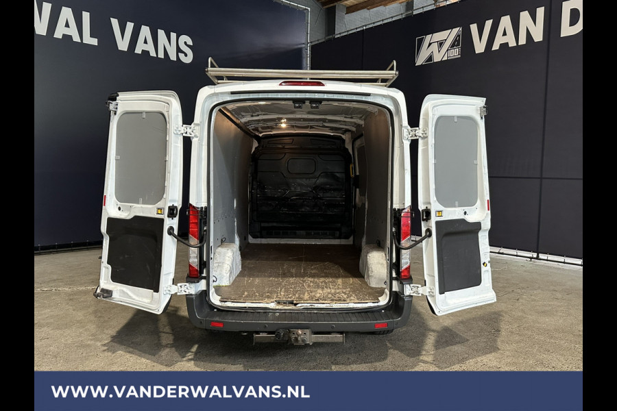 Ford Transit 2.2 TDCI 126pk L3H2 Airco | Imperiaal | Trekhaak | Parkeersensoren | Camera Trap, Bijrijdersbank