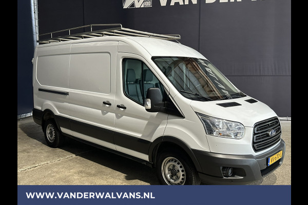 Ford Transit 2.2 TDCI 126pk L3H2 Airco | Imperiaal | Trekhaak | Parkeersensoren | Camera Trap, Bijrijdersbank