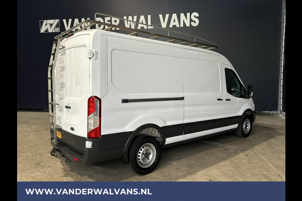 Ford Transit 2.2 TDCI 126pk L3H2 Airco | Imperiaal | Trekhaak | Parkeersensoren | Camera Trap, Bijrijdersbank