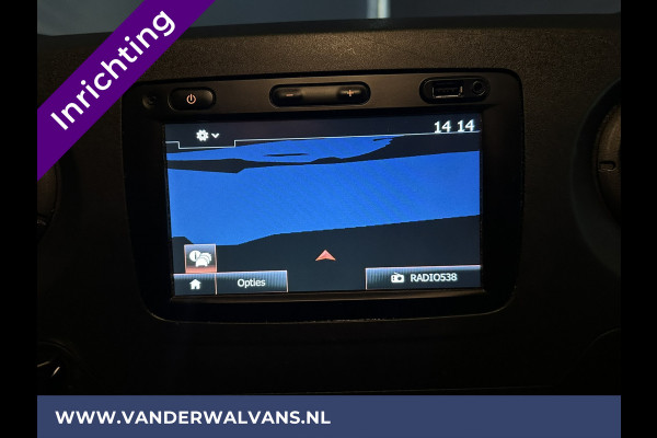 Opel Movano 2.3 CDTI 145pk L2H2 inrichting Euro6 Airco | Omvormer | Imperiaal | Trap | Camera Navigatie, Trekhaak, Cruisecontrol, Parkeersensoren, Bijrijdersbank