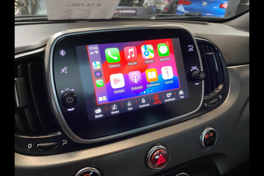 Fiat 500 1.0 Hybrid Rockstar PANO AIRCO NAVI CARPLAY CR-CTR