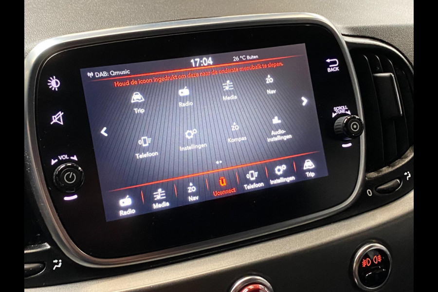 Fiat 500 1.0 Hybrid Rockstar PANO AIRCO NAVI CARPLAY CR-CTR