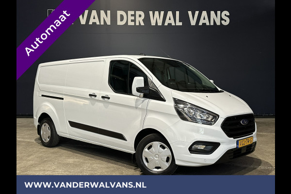 Ford Transit Custom 2.0 TDCI 130pk Automaat L2H1 Euro6 Airco | Camera | Navigatie | Apple Carplay Parkeersensoren, Cruisecontrol, LED, Bijrijdersbank, Bluetooth-telefoonvoorbereiding