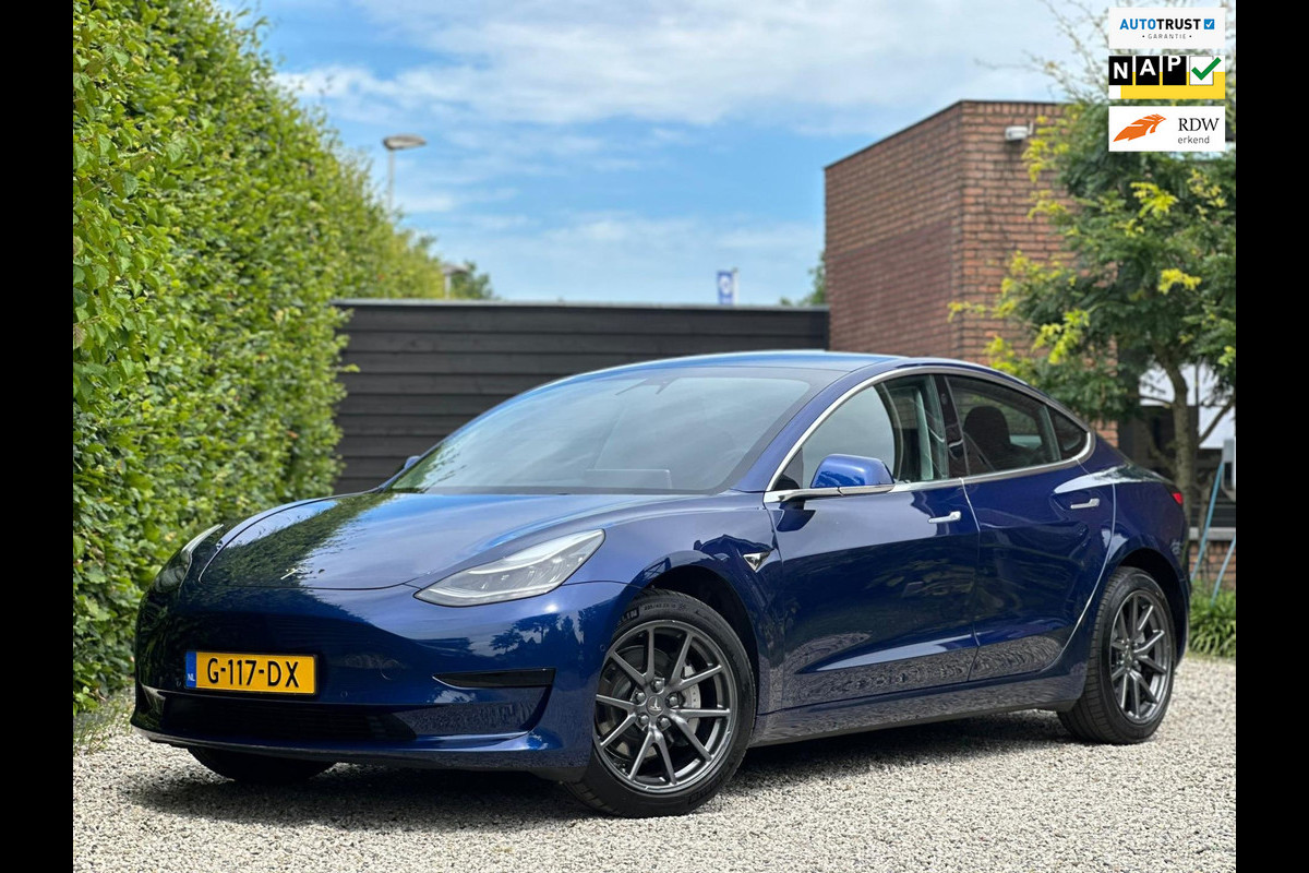 Tesla Model 3 Standard RWD Plus 60 kWh, PANORAMADAK, LEDER, EERSTE EIGENAAR, NEDERLANDSE AUTO MET NAP