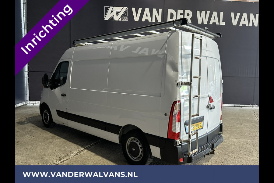 Opel Movano 2.3 CDTI BiTurbo 145PK L2H2 Inrichting Euro6 Airco | Imperiaal | Trap | Trekhaak 2500kg Omvormer, Camera, Parkeersensoren, Cruisecontrol, Navigatie, Bijrijdersbank, Bluetooth-telefonie