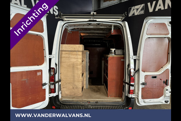 Opel Movano 2.3 CDTI BiTurbo 145PK L2H2 Inrichting Euro6 Airco | Imperiaal | Trap | Trekhaak 2500kg Omvormer, Camera, Parkeersensoren, Cruisecontrol, Navigatie, Bijrijdersbank, Bluetooth-telefonie