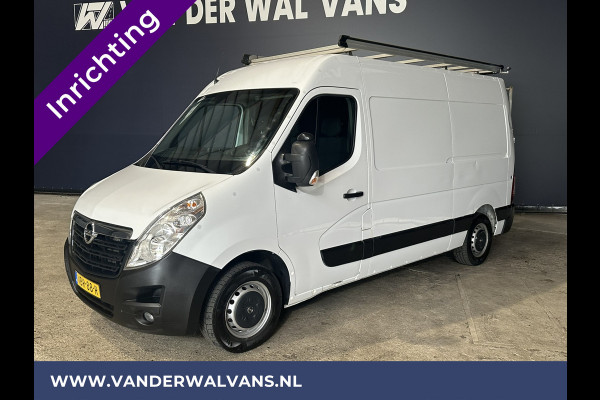 Opel Movano 2.3 CDTI BiTurbo 145PK L2H2 Inrichting Euro6 Airco | Imperiaal | Trap | Trekhaak 2500kg Omvormer, Camera, Parkeersensoren, Cruisecontrol, Navigatie, Bijrijdersbank, Bluetooth-telefonie