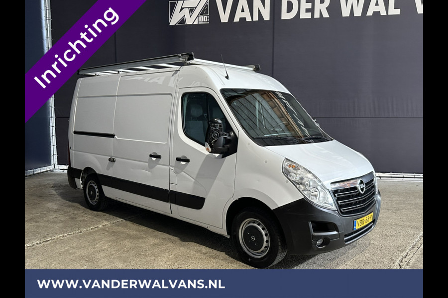 Opel Movano 2.3 CDTI BiTurbo 145PK L2H2 Inrichting Euro6 Airco | Imperiaal | Trap | Trekhaak 2500kg Omvormer, Camera, Parkeersensoren, Cruisecontrol, Navigatie, Bijrijdersbank, Bluetooth-telefonie