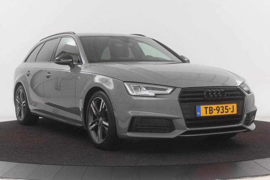 Audi A4 2.0 TDI Sport S line Black Edition | Leder | Full LED | Navigatie | Climate control | Cruise control | Sportstoelen | PDC | Getint glas