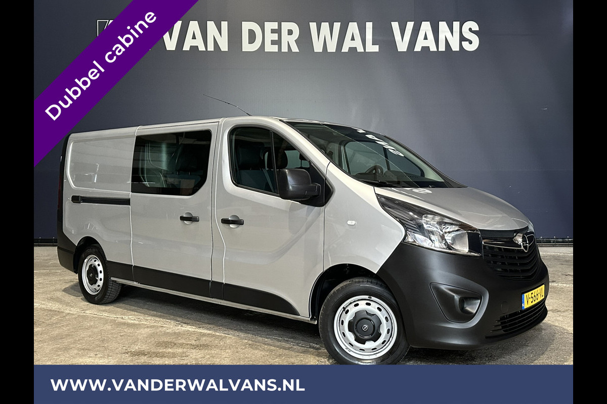 Opel Vivaro 1.6 CDTI L2H1 Dubbele cabine Euro6 Airco | 6 Zits | Trekhaak | Cruisecontrol Bluetooth-telefoonvoorbereiding