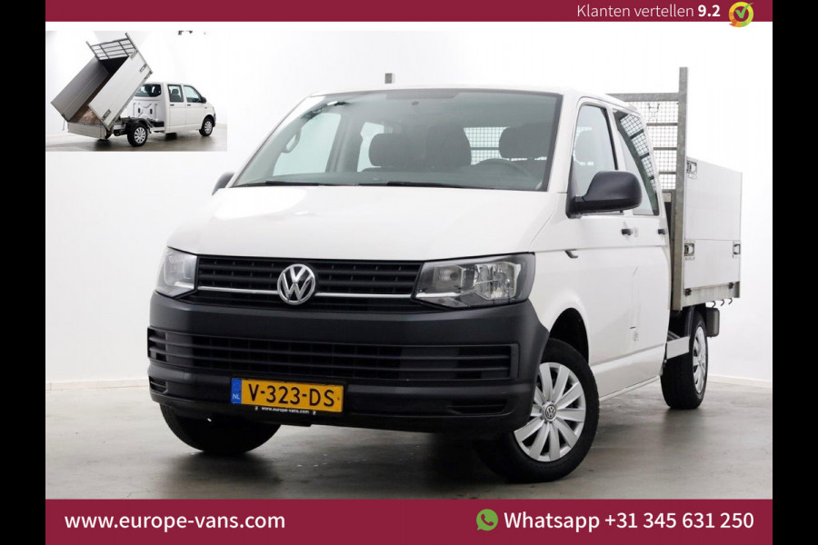 Volkswagen Transporter T6 2.0 TDI 102pk E6 Lang D.C. Kipper met hoge boorden 01-2017