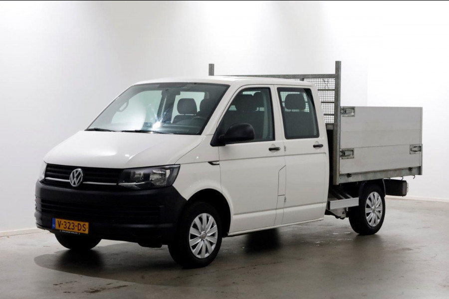 Volkswagen Transporter T6 2.0 TDI 102pk E6 Lang D.C. Kipper met hoge boorden 01-2017