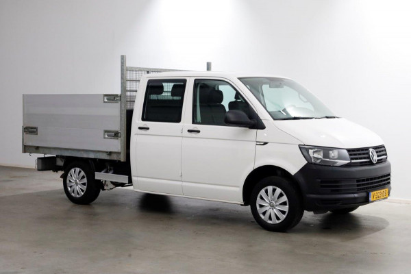 Volkswagen Transporter T6 2.0 TDI 102pk E6 Lang D.C. Kipper met hoge boorden 01-2017