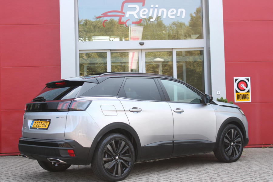 Peugeot 3008 1.6 HYbrid4 300PK AUTOMAAT GT PACK BUSINESS | PANORAMISCH SCHUIF/KANTEL DAK | BLACK PACK | MASSAGE STOELEN | ELEKTRISCHE STOELEN MET GEHEUGEN FUNCTIE | STOEL VERWARMING | FULL LED KOPLAMPEN | 360°C CAMERA | KEYLESS ENTRY/START | NAVIGATIE 10" TOUCHSCREEN | APPLE CARPLAY/ANDROID AUTO | DODEHOEK BEWAKING | FOCAL AUDIO SYSTEM | ADAPTIVE CRUISE CONTROL | ELEKTRISCHE ACHTERKLEP | DAB+ RADIO |