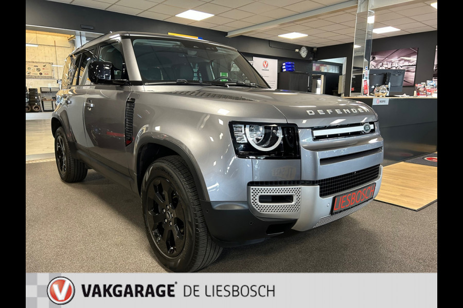 Land Rover Defender 110 2.0 P400e 110 X-Dynamic SE / Luchtvering / Leder / Panorama-dak / 360 camera / stoel en stuur verwarming