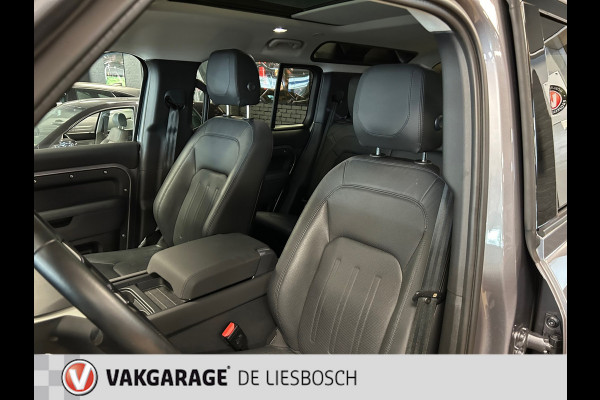 Land Rover Defender 110 2.0 P400e 110 X-Dynamic SE / Luchtvering / Leder / Panorama-dak / 360 camera / stoel en stuur verwarming