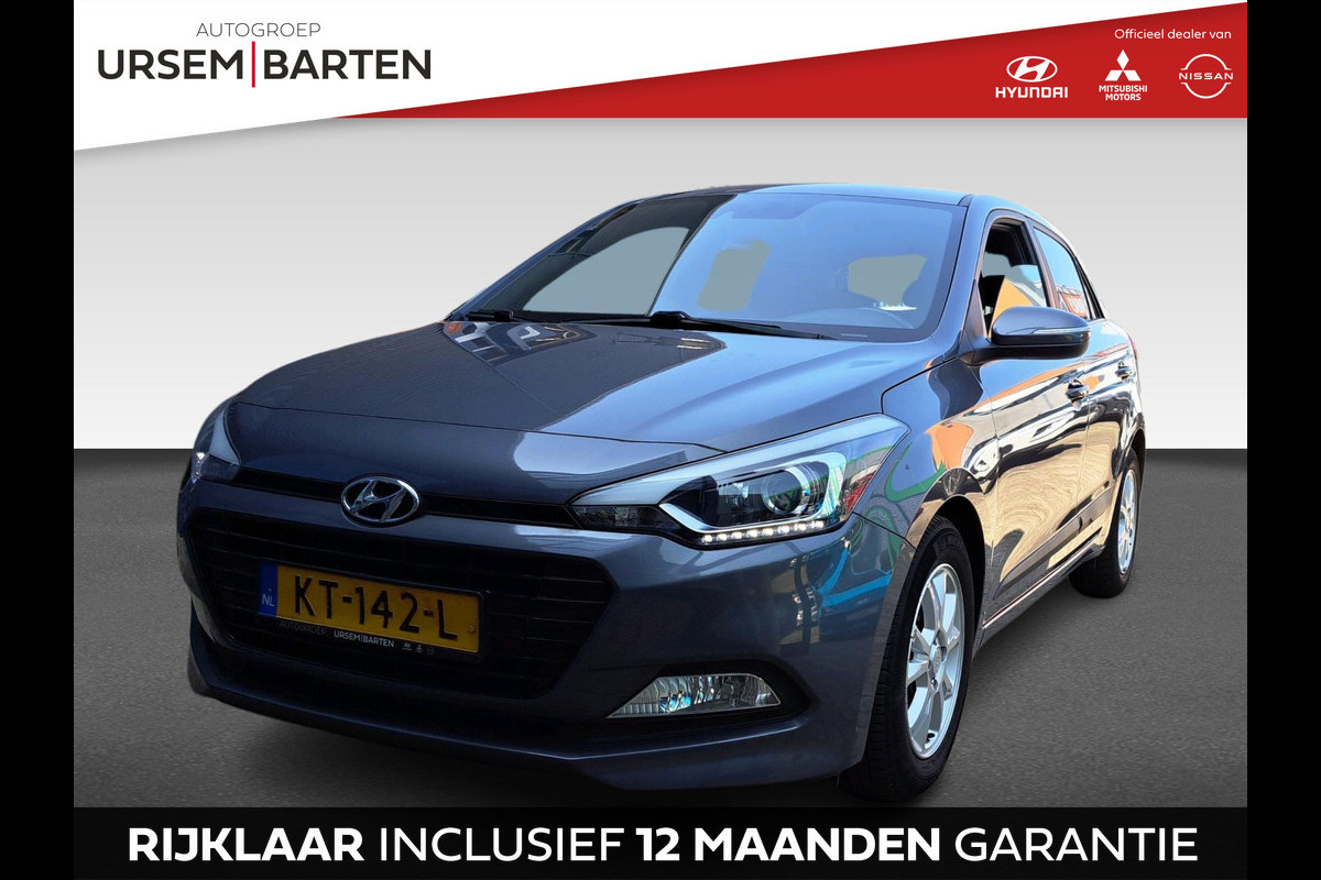 Hyundai i20 1.0 T-GDI Go! 2016 | navigatie | airco | cruise control | parkeercamera | PDC | DAB