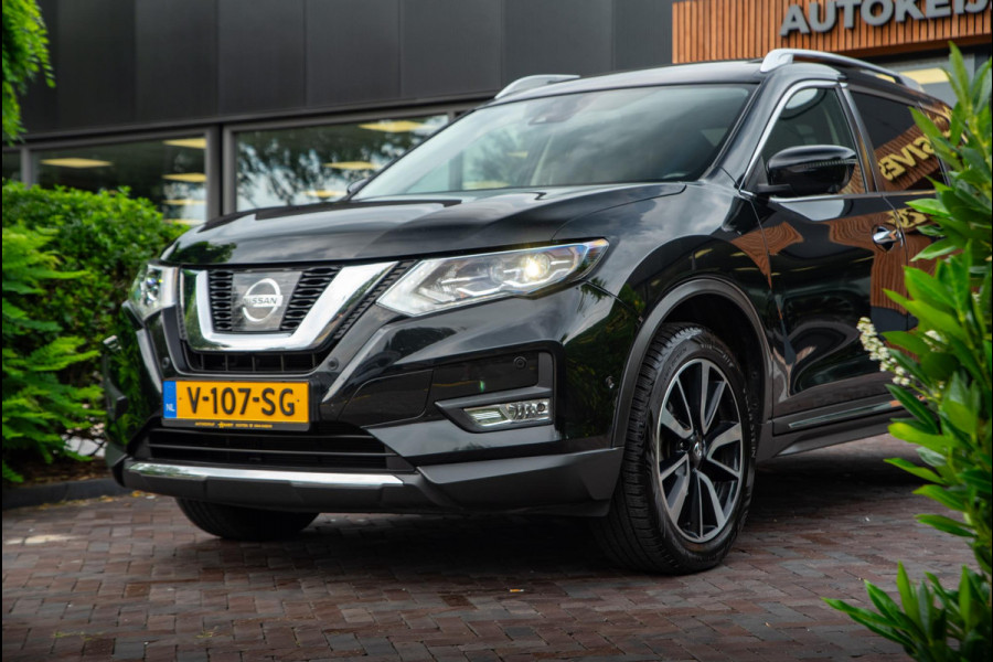 Nissan X-Trail 1.6 DIG-T Tekna Grijs Kenteken Panodak Bose 360 Camera Leer Keyless