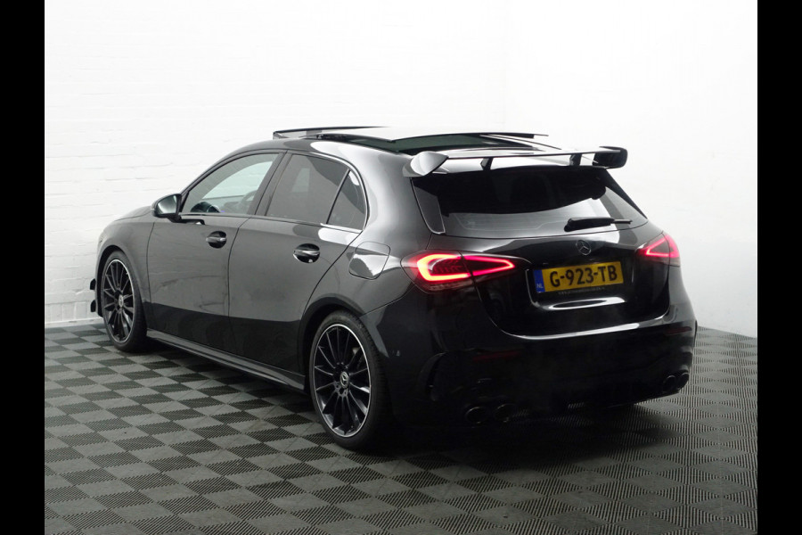 Mercedes-Benz A-Klasse AMG Night Edition (aero kit,panodak,sfeerverlichting,alcantara sport Interieur,sportuitlaat)