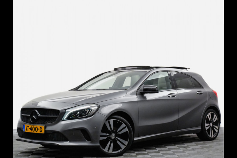 Mercedes-Benz A-Klasse AMG Night Edition Aut7 facelift (panodak,sfeerverlichting,leer,navi,led)