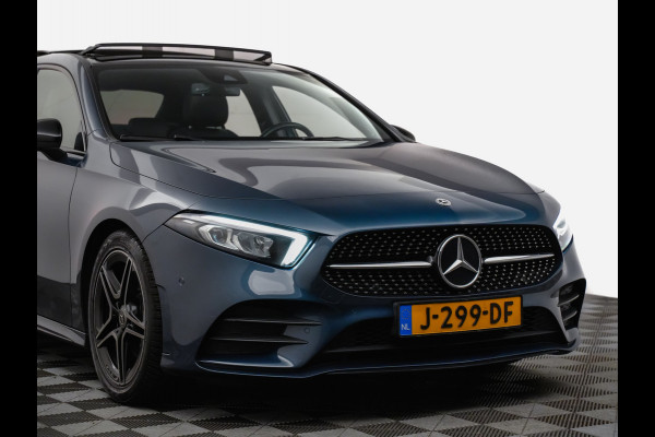 Mercedes-Benz A-Klasse AMG 180 Aut7 Premium Plus (burmester,360,sfeerverlichting,leer,panodak)