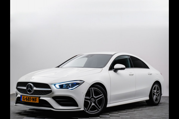 Mercedes-Benz CLA-Klasse 180 AMG Aut9 (leer,navi,camera,LED,keyless,adaptive cruise)