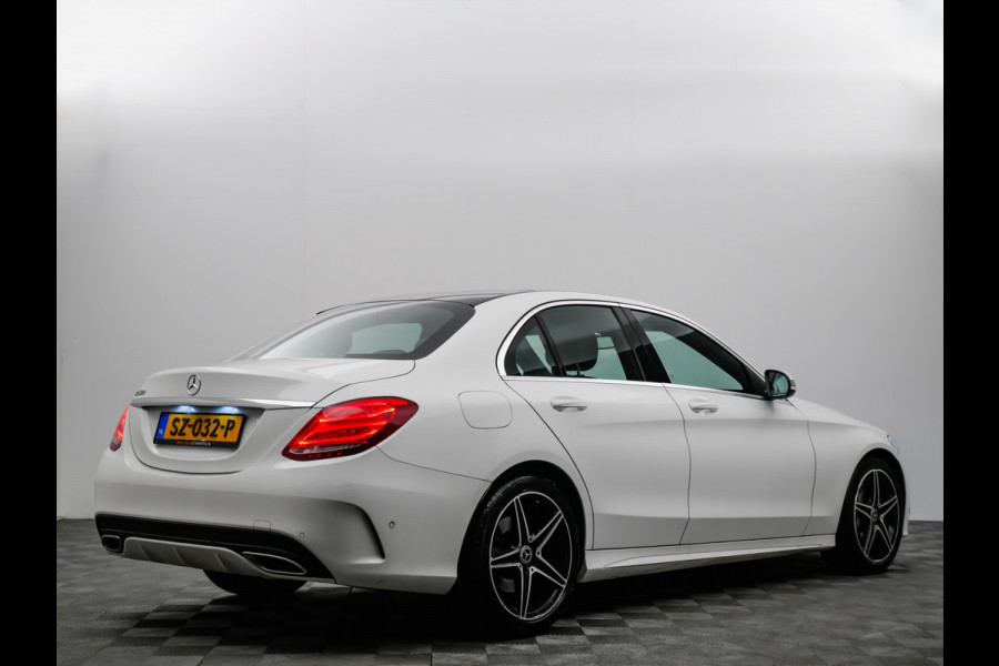 Mercedes-Benz C-Klasse AMG Aut9 (panodak,sfeerverlichting,keyless,leer,camera)