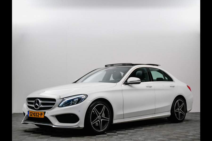 Mercedes-Benz C-Klasse AMG Aut9 (panodak,sfeerverlichting,keyless,leer,camera)