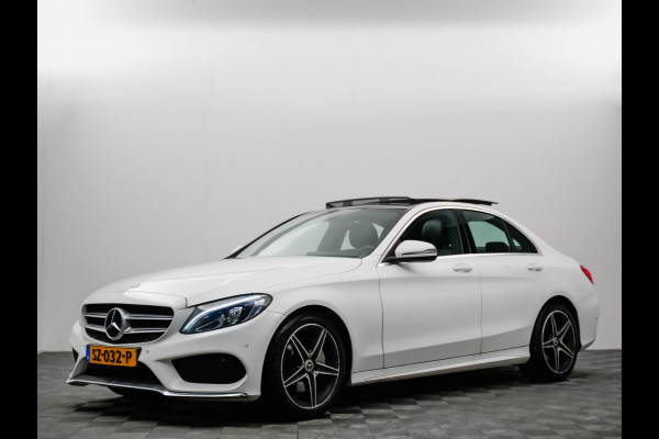 Mercedes-Benz C-Klasse AMG Aut9 (panodak,sfeerverlichting,keyless,leer,camera)