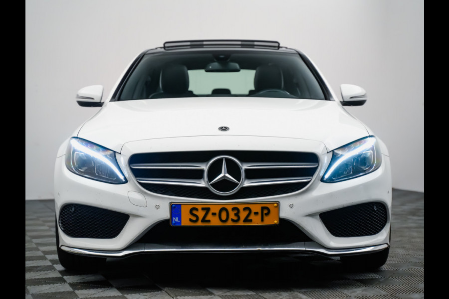 Mercedes-Benz C-Klasse AMG Aut9 (panodak,sfeerverlichting,keyless,leer,camera)