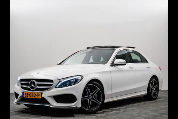 Mercedes-Benz C-Klasse AMG Aut9 (panodak,sfeerverlichting,keyless,leer,camera)