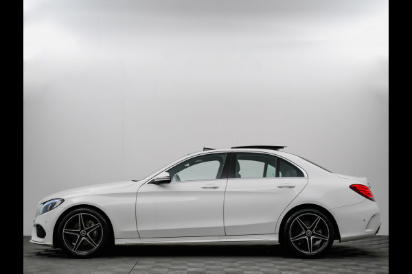 Mercedes-Benz C-Klasse AMG Aut9 (panodak,sfeerverlichting,keyless,leer,camera)