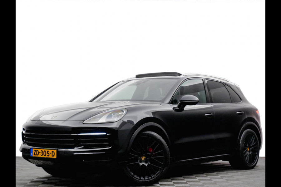 Porsche Cayenne 3.0 E-Hybrid Sport Chrono 465pk Black Turbo Pack (panodak,bose,360,matrix,keyless,sportleer)