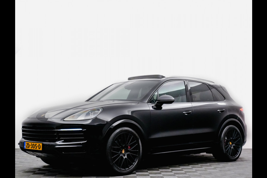 Porsche Cayenne 3.0 E-Hybrid Sport Chrono 465pk Black Turbo Pack (panodak,bose,360,matrix,keyless,sportleer)