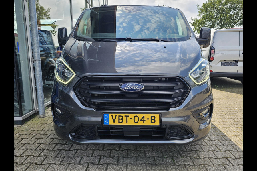 Ford Transit Custom 320 2.0 TDCI L2H1 Sport 185 pk Automaat | Cruise control | Navigatie | Lane assist | Half leder | Stoelverwarming | Airco | Trekhaak | Zéér compleet!