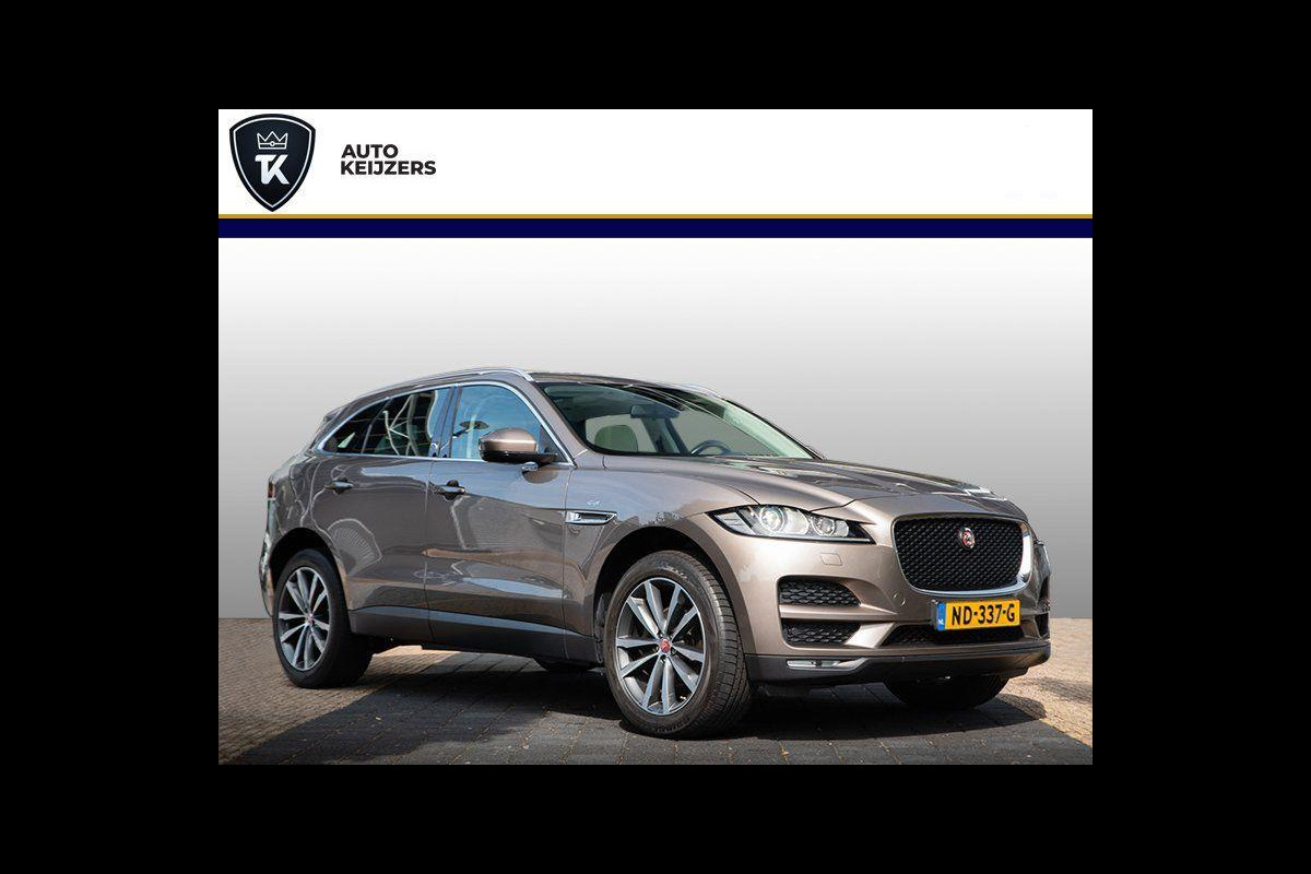 Jaguar F-Pace 2.0 Portfolio Pano AWD 20d Navi Leer Meridiam Keyless Stoelverwarming Automaat